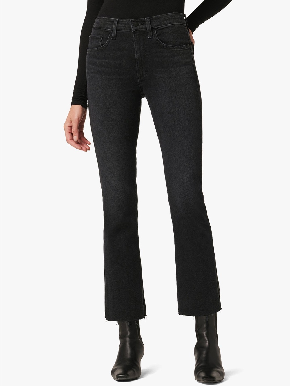 Joe's Jeans The Callie (Delphine) High-Rise Cropped Boot Jeans